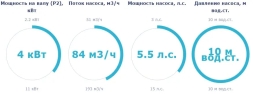 Насос с префильтром Saci Pumps CF-2 550, фото 2