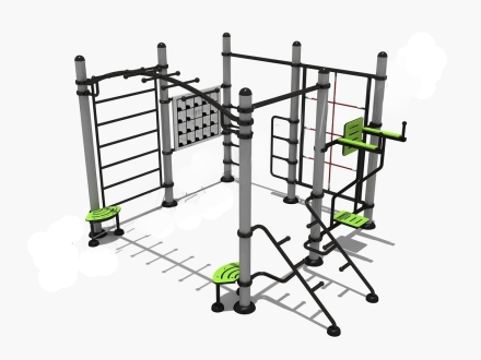 Гимнастический комплекс ГК-048 для спортивных площадок, фото 1