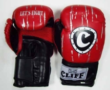 Перчатки бокс FIGHT STAR (DX) 14 oz красные