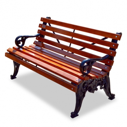 Скамейка чугунная «Белые ночи», фото 3