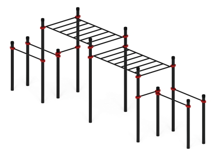 Воркаут 108 красный ВТ 12.26-01, фото 4