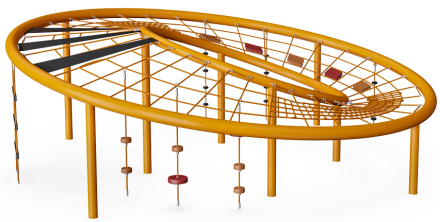 Канатная конструкция &quot;Супер Фрисби&quot;, фото 1
