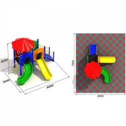 Детская площадка Лимпопо 4.3.3, фото 3 Детская площадка Лимпопо 4.3.3, фото 3