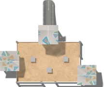 Песочный дворик Усадьба ПС108.00.1 для детской площадки Песочный дворик Усадьба ПС108.00.1 для детской площадки