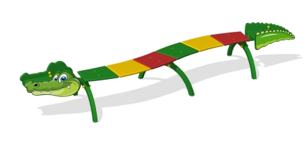 Лавочка Крокодил МФ-39.1 для детской площадки, фото 1