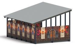 Теневой навес (Замок. Средневековый) - МФ 71.6.4-11, фото 3