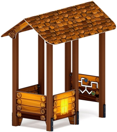 Домик средний 1 (Эко) МФ 10.01.05-02, фото 1