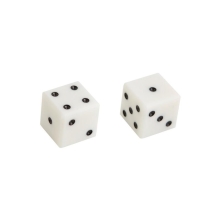 Кости игральные из слоновой кости 9 мм, 1 шт