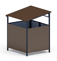 Навес контейнерной площадки для мусора (1 секция) МФ 55.02.02.1-02, фото 2