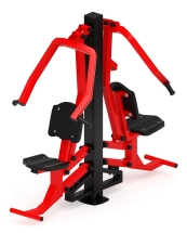 Жим от груди двойной (красный) - Уличный тренажер двойной - СТ 030-11.И1