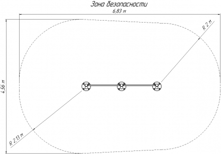 Турник двухуровневый Квадро, фото 6