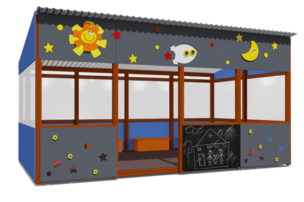 Теневой навес Космос ВСТ 1511 18 м2 для улицы, фото 1