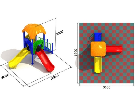 Детская площадка Кувшинка 2.2.2, фото 2
