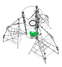 Спортивный комплекс ВСТ 7715 для спортивной площадки Спортивный комплекс ВСТ 7715 для спортивной площадки