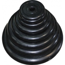 Диск обрезиненный ZSO черный "Classic" D-26, 15 кг Диск обрезиненный ZSO черный "Classic" D-26, 15 кг