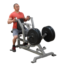 Тяга с упором в грудь Body-Solid LVSR на свободном весе, фото 5