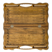 Шахматы + нарды резные с гранатами 60, Haleyan Шахматы + нарды резные с гранатами 60, Haleyan