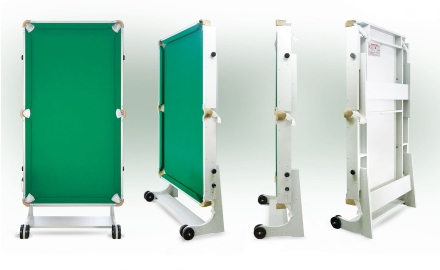 Бильярдный стол - Компакт Лайт 5 Футов, Русская пирамида, ЛДСП 16 мм, фото 4