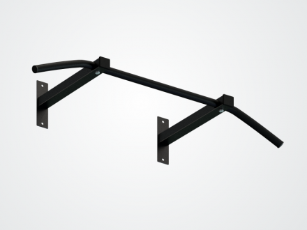 Турник настенный SportElite с шир. хватом «Спектр 2» разборный, черный, фото 1