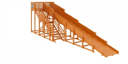 Зимняя горка Snow Fox, скат 10 м, фото 2