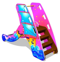 Детская горка Парусник Г034 H=650 для игровых площадок