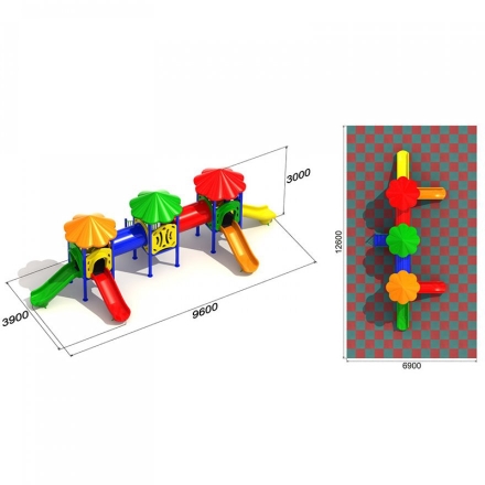 Детская игровая площадка Богатырь 1.3, фото 3