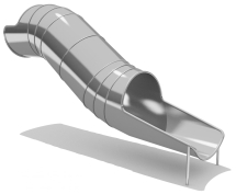 Горка из нержавеющей стали ГГТН-765.1000.001 для детской площадки Горка из нержавеющей стали ГГТН-765.1000.001 для детской площадки