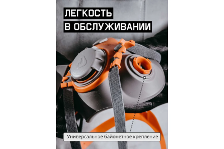 Комплект для защиты дыхания Jeta Safety, полумаска фильтрующая из силикона, J-SET6500-M, фото 7