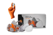 Комплект для защиты дыхания Jeta Safety, полумаска фильтрующая из силикона, J-SET6500-M