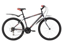 Велосипед Stark'17 Respect 26.1 RV серо-красный 18&quot;
