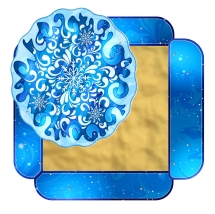 Песочница с навесом Ромашка (Снежная королева) - ИО 5.01.16-02