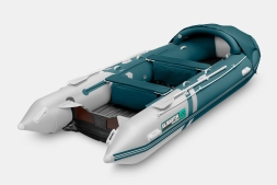 Gladiator E 450 PRO AIR морской зеленый-белый моторная лодка ПВХ, фото 2