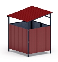 Навес контейнерной площадки для мусора (1 секция) МФ 55.02.02.1-04