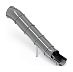 Горка тоннельная прямая 2000 нержавеющая сталь SNSР 2000.764, фото 2