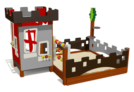 Песочный дворик ВСТ 5132 для детской площадки, фото 1