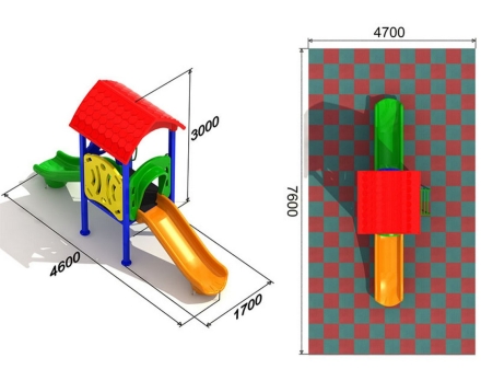 Детская площадка Кувшинка 1.1.1, фото 2