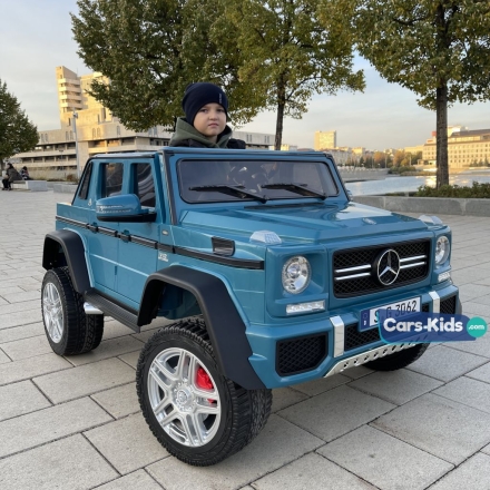 Электромобиль Mercedes-Benz Maybach G650 AMG 4WD синий, фото 2