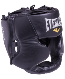 Шлем закрытый Martial Arts full face 7420LXLU, L/XL, кожзам, черный, фото 1