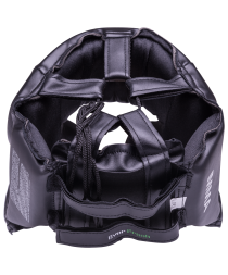 Шлем закрытый Martial Arts full face 7420LXLU, L/XL, кожзам, черный, фото 2