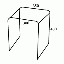 Jacuzzi Стульчик из прозрачного акрила