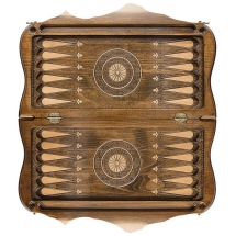 Шахматы + Нарды резные "Арарат 2" 60, Ohanyan Шахматы + Нарды резные "Арарат 2" 60, Ohanyan