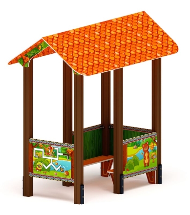 Домик средний 1 (Полянка) МФ 10.01.05-04, фото 4