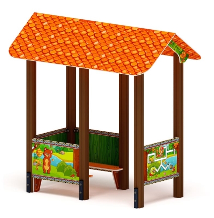 Домик средний 1 (Полянка) МФ 10.01.05-04, фото 2