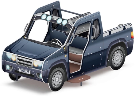 Джип пикап Металлик - Беседка машинка - МФ 10.03.10-11, фото 1