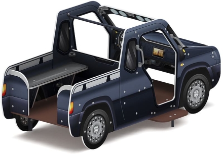 Джип пикап Металлик - Беседка машинка - МФ 10.03.10-11, фото 4