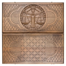 Нарды резные "Зодиак Весы", Ustyan Нарды резные "Зодиак Весы", Ustyan