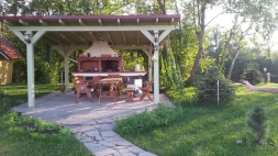 Печь Аристократ 730 Прямоугольный кирпич красный , фото 4
