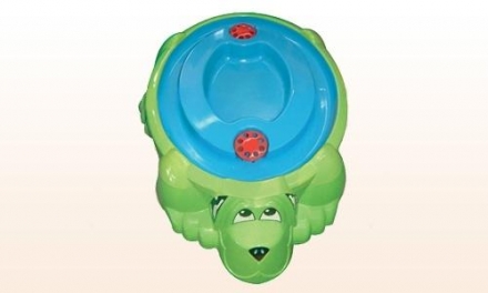 432 Песочница-бассейн &quot;Собачка с крышкой&quot; 115\92\26,5 см, фото 1