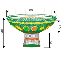 Вязаный лабиринт "Дерево" 5x3.2 м Вязаный лабиринт "Дерево" 5x3.2 м