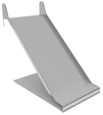 Горка из нержавеющей стали ГГН-1500.2750.009 для детской площадки, фото 1